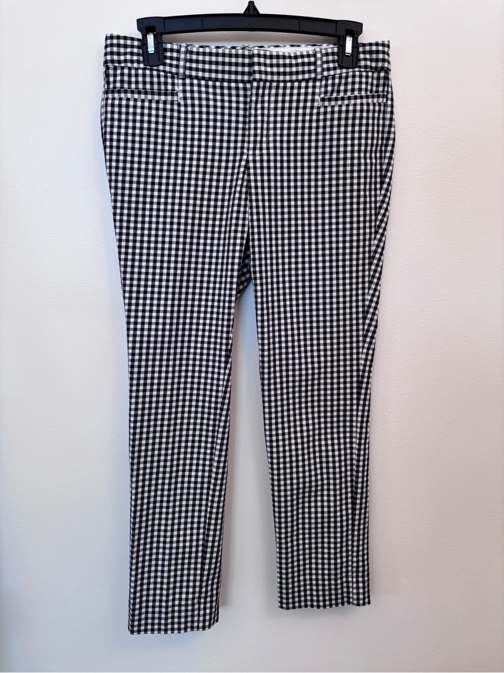 Banana Republic Black and White Gingham Pants